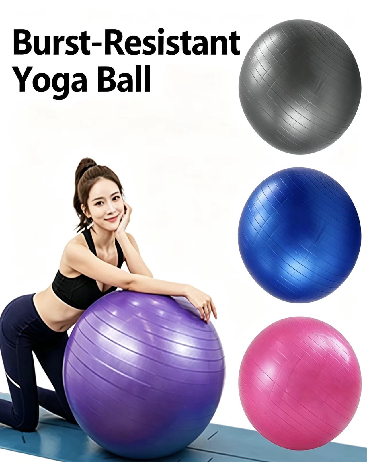 Pilates Yoga Pregnancy - Verdikte PVC Yoga Bal/Pilates Bal voor