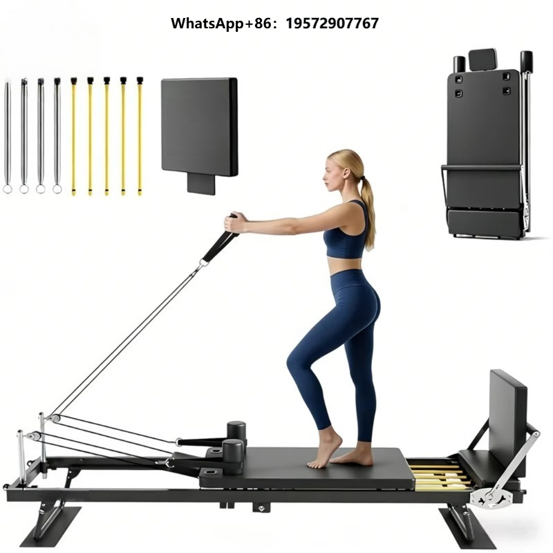 Home Pilates Yoga - Vouwbare Pilates Reformer Machine met frame