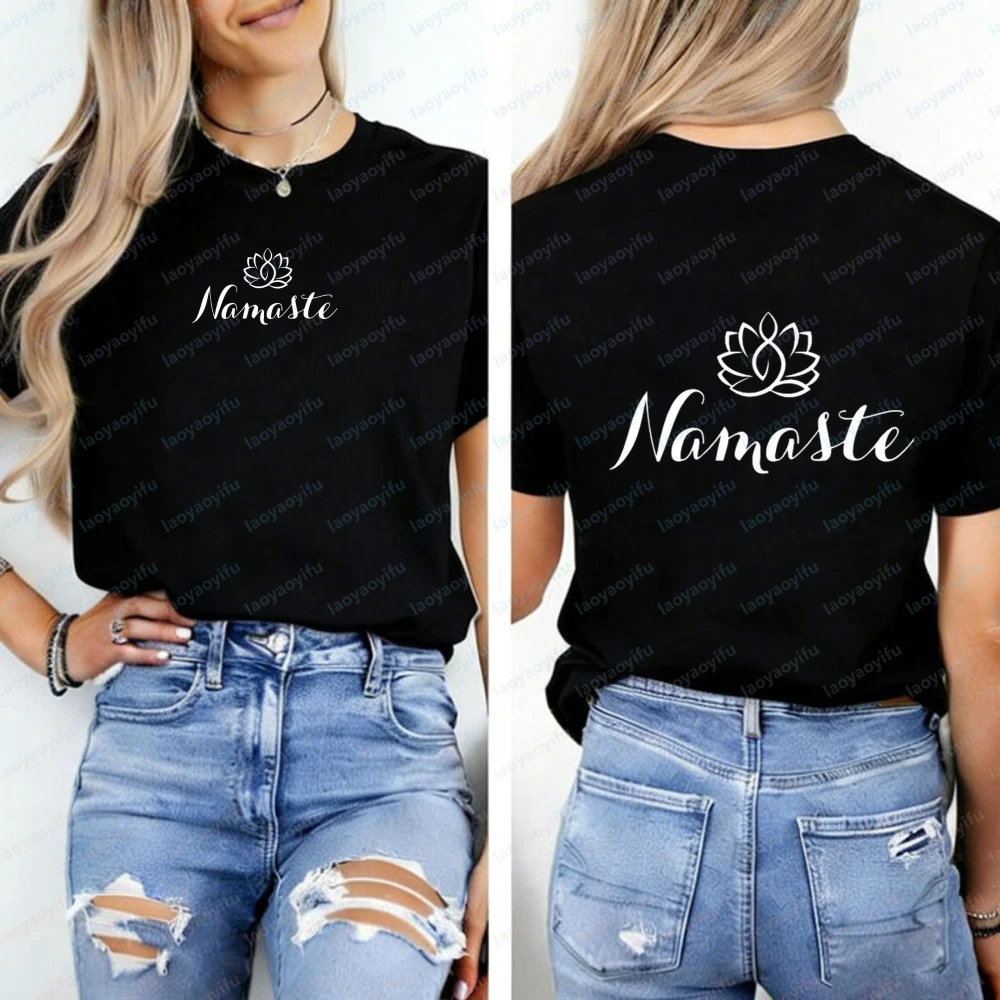 Pilates Yoga Gifts - Namaste T-shirt Trending Yoga Pilates Design