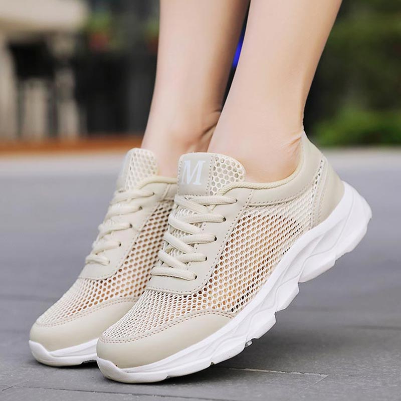 Pilates Yoga Music - Zomer Ademende Sneakers Vrouwen Mesh Dames