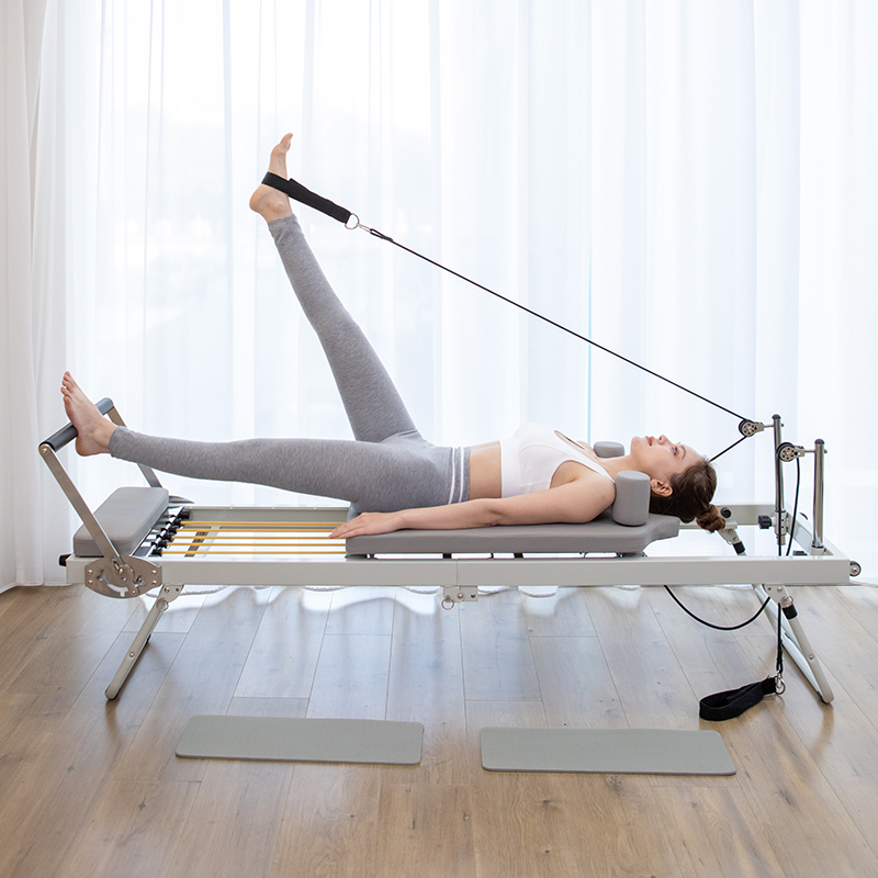 Pilates Yoga For Weight Loss - Grote opvouwbare Pilates Reformer apparatuur, core