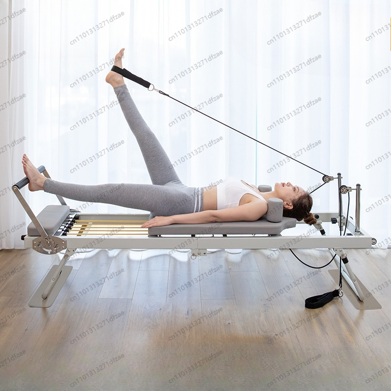 Pilates Yoga For Weight Loss - Grote opvouwbare Pilates Reformer apparatuur core