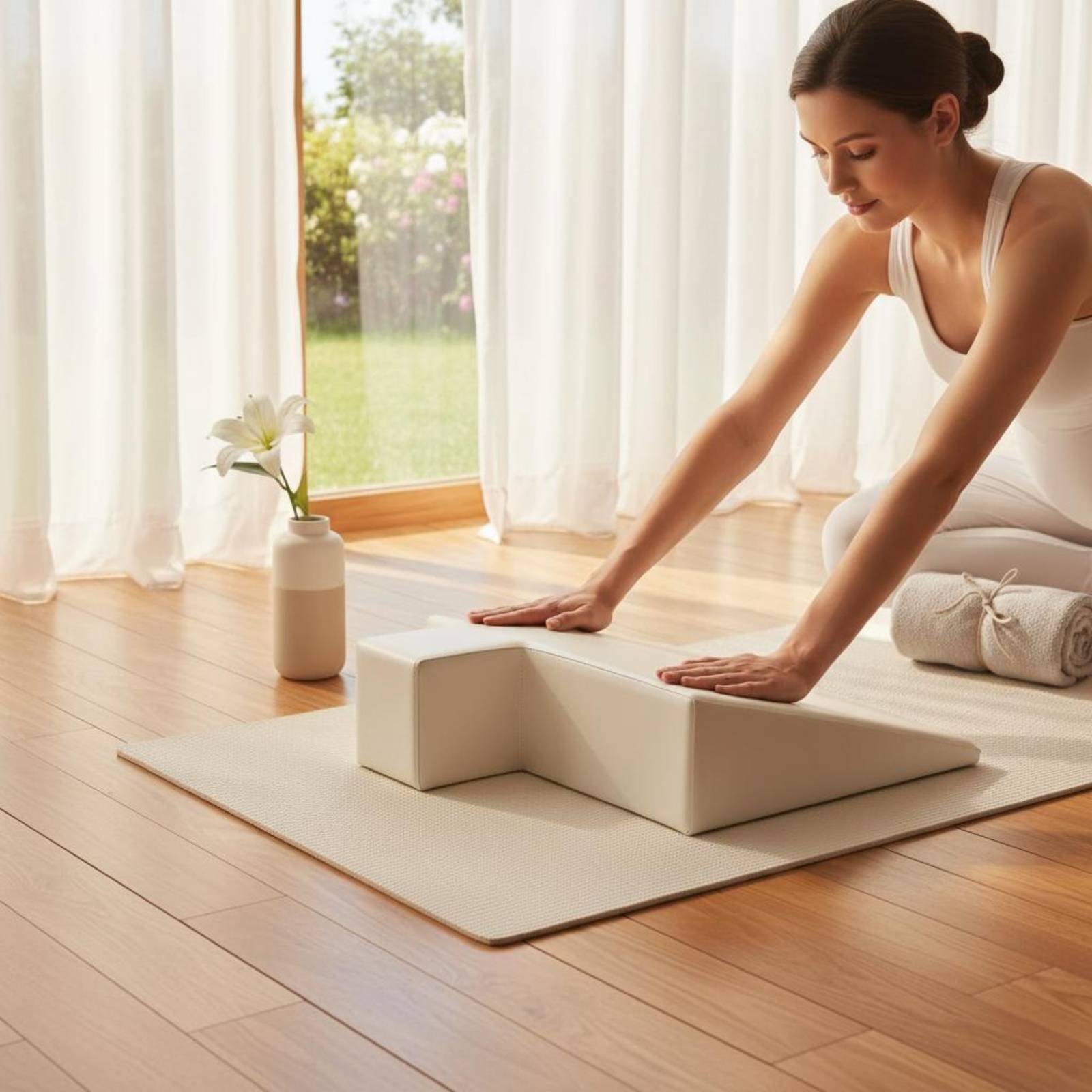 Pilates Yoga Pregnancy - Zwangerschapskussen Premium Foam Wedge Pilates Incline