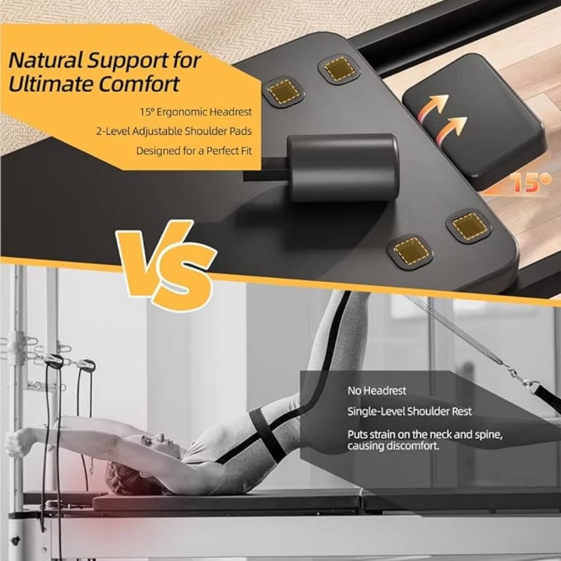 Vouwbare Pilates Reformer Mach - Home Pilates Yoga recensie en prijs