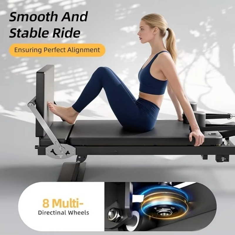 Vouwbare Pilates Reformer Mach - Home Pilates Yoga recensie en prijs