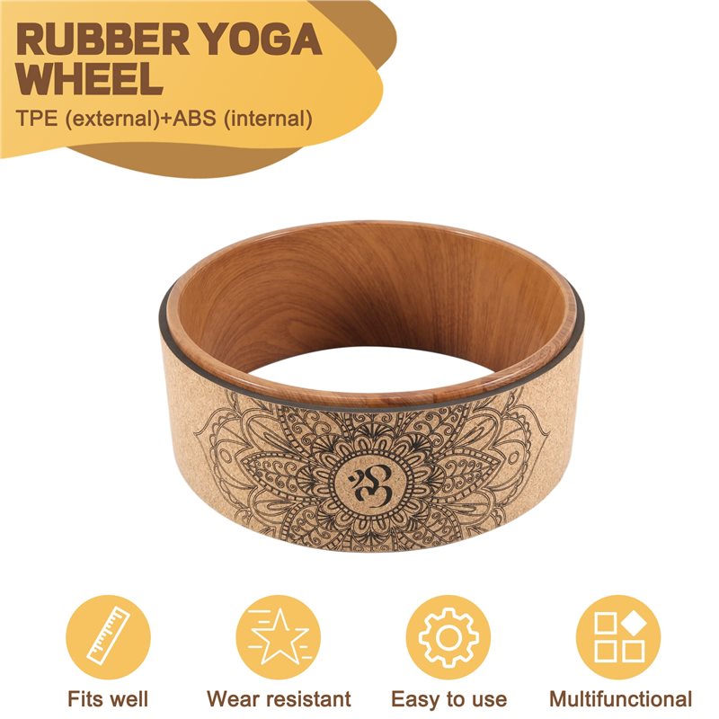 A65G-Cork Yoga-wiel voor yogah - Yoga Wheel Dharma recensie en prijs