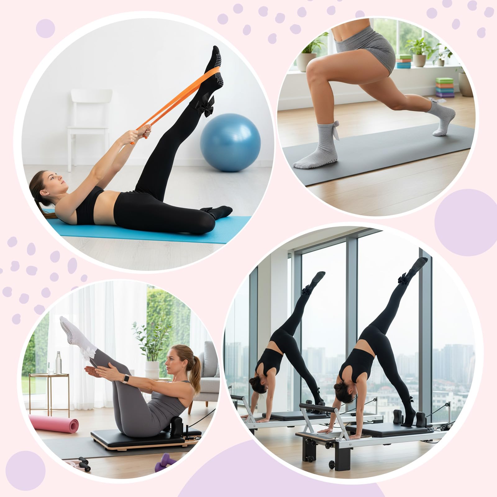3 paar antislip pilates sokken - Pilates Yoga Gifts recensie en prijs