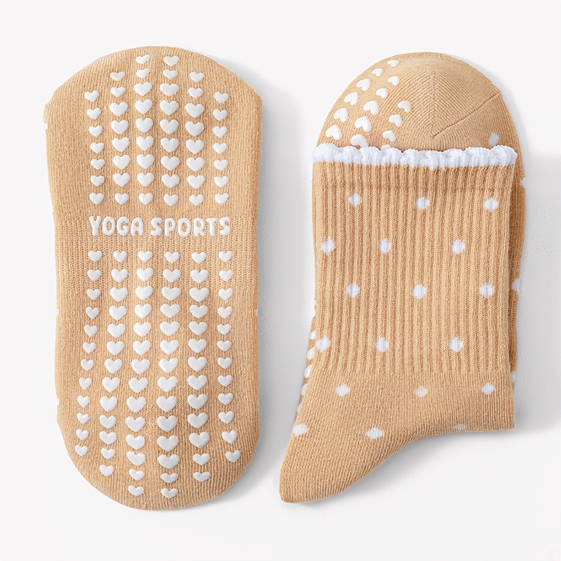 Bruine yogasokken voor dames,  - Pilates Yoga Gifts recensie en prijs