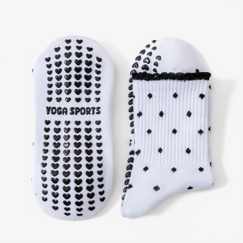 Witte damessokken met zwarte s - Pilates Yoga Gifts recensie en prijs