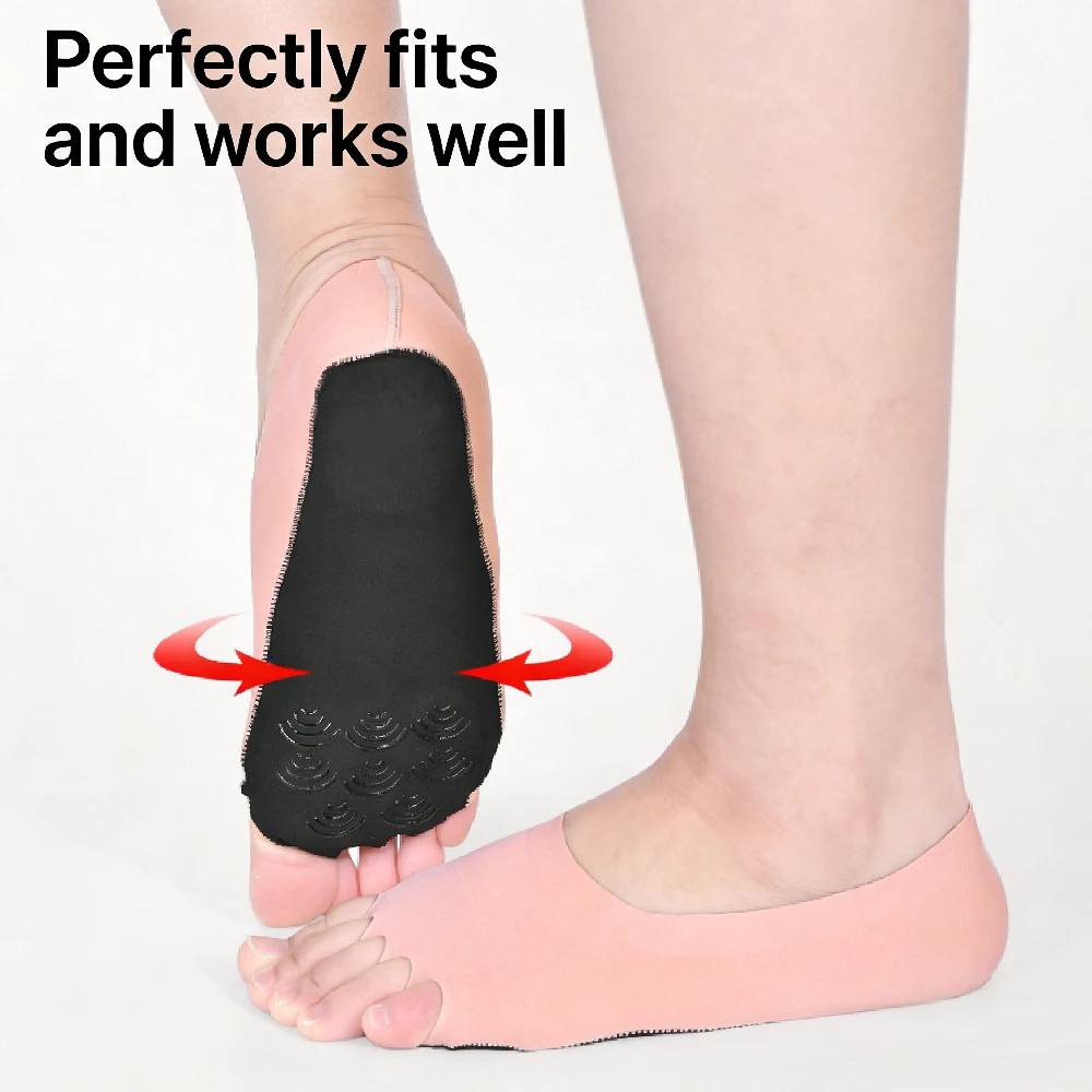 1 paar teenloze yogasokken voo - Home Pilates Yoga recensie en prijs