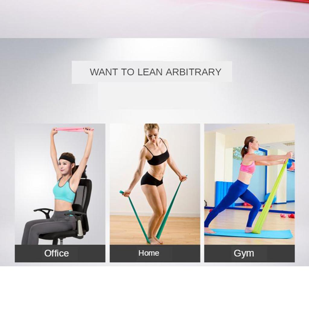 Lange stretch oefenbanden TPE  - Pilates Yoga For Weight Loss recensie en prijs