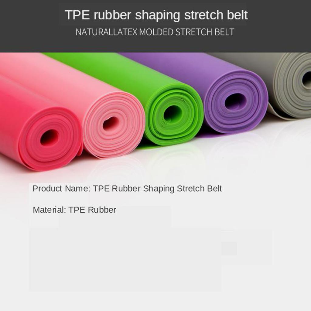 Lange stretch oefenbanden TPE  - Pilates Yoga For Weight Loss recensie en prijs