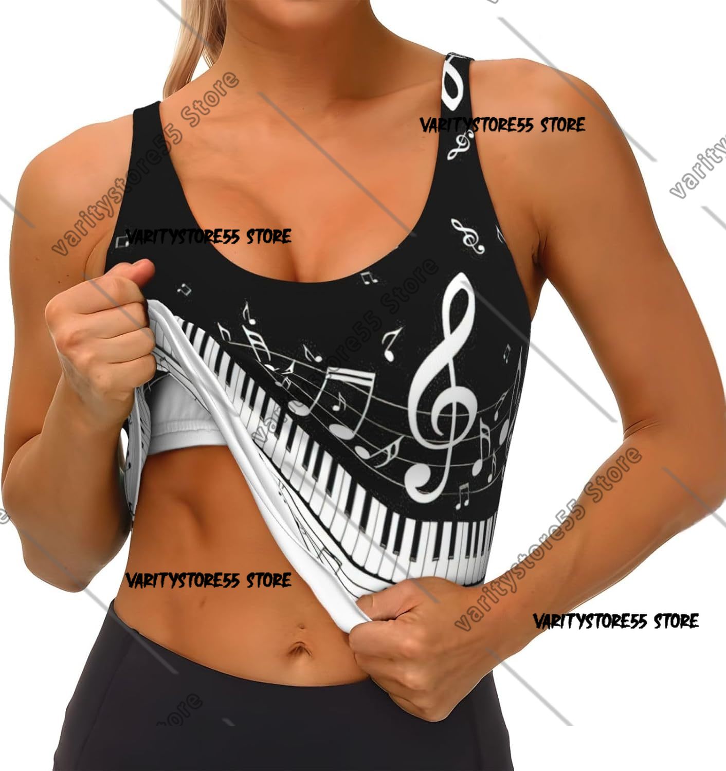 Pianotoetsen met muzieknoten P - Pilates Yoga Music recensie en prijs